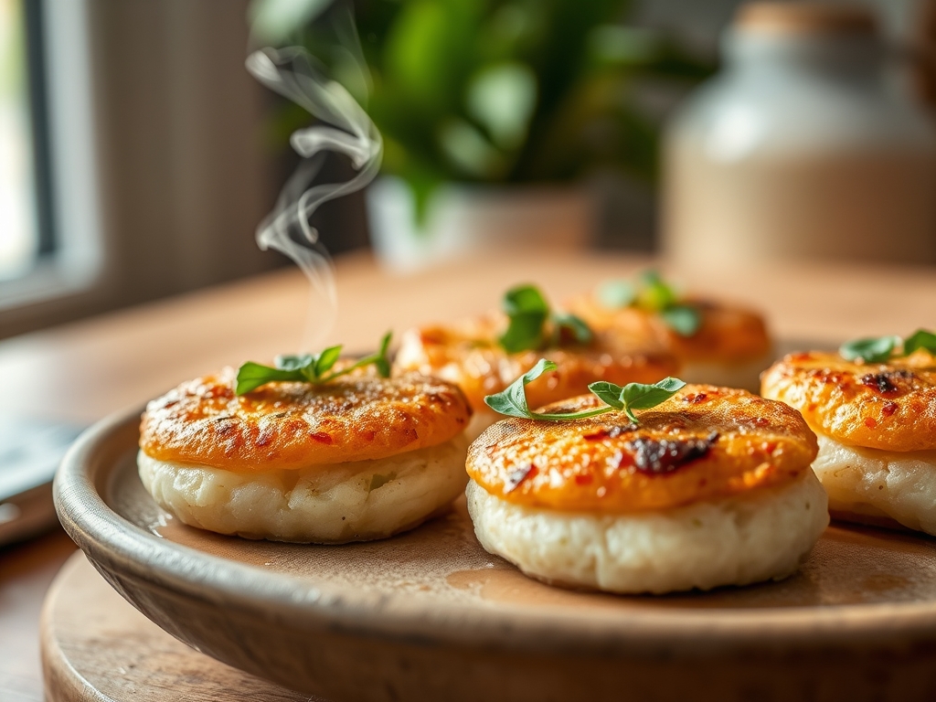 Bolinhas de peixe frito redondas pro