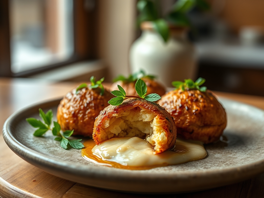 Bolinhos de coco redondos