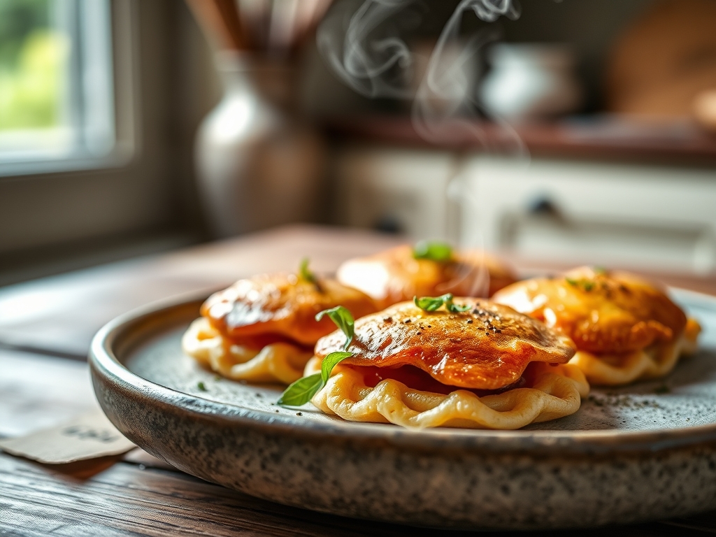 Galettes de fruta redondas