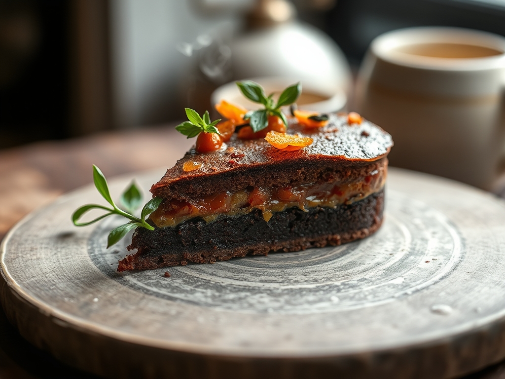 Torta de chocolate branco redonda