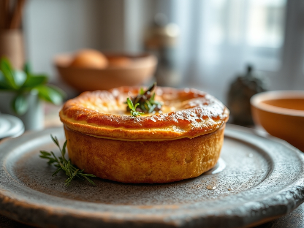 Torta de maçã e canela redonda